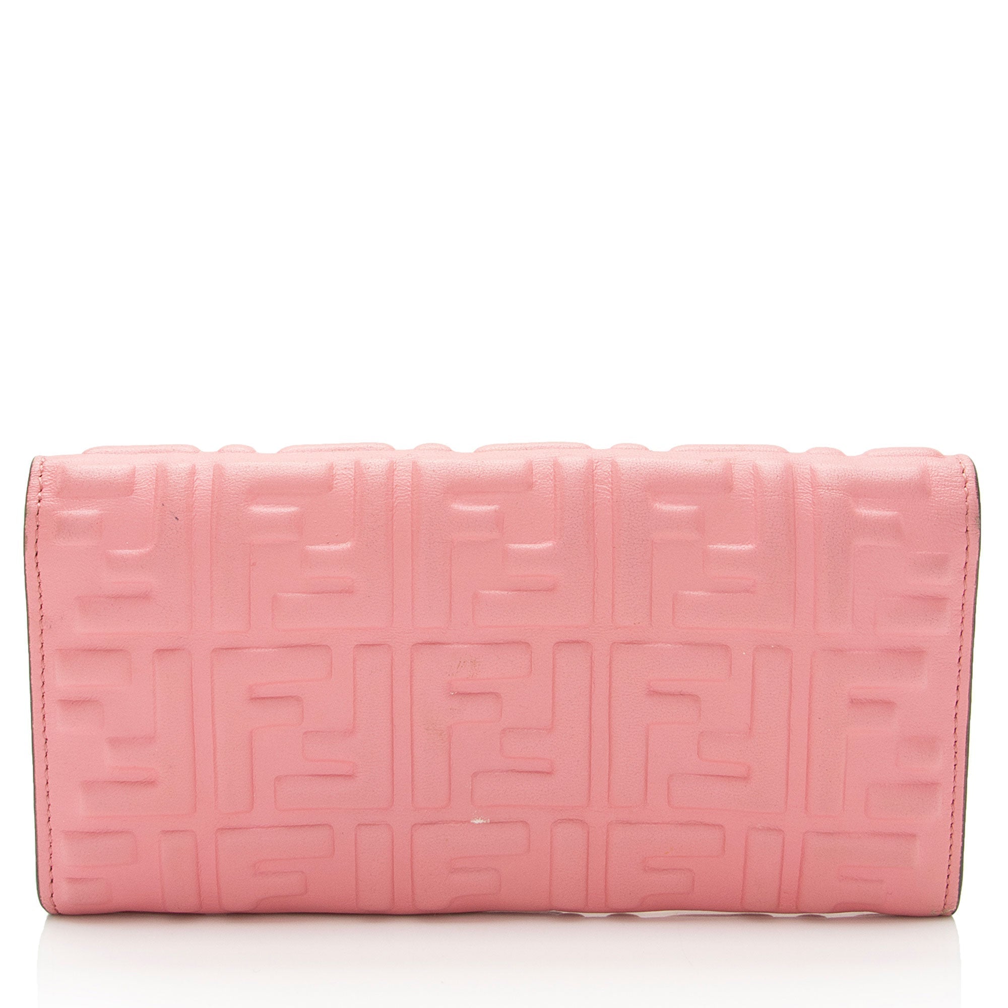 Fendi FF Embossed Calfskin Continental Wallet (SHF-NFEUfq)