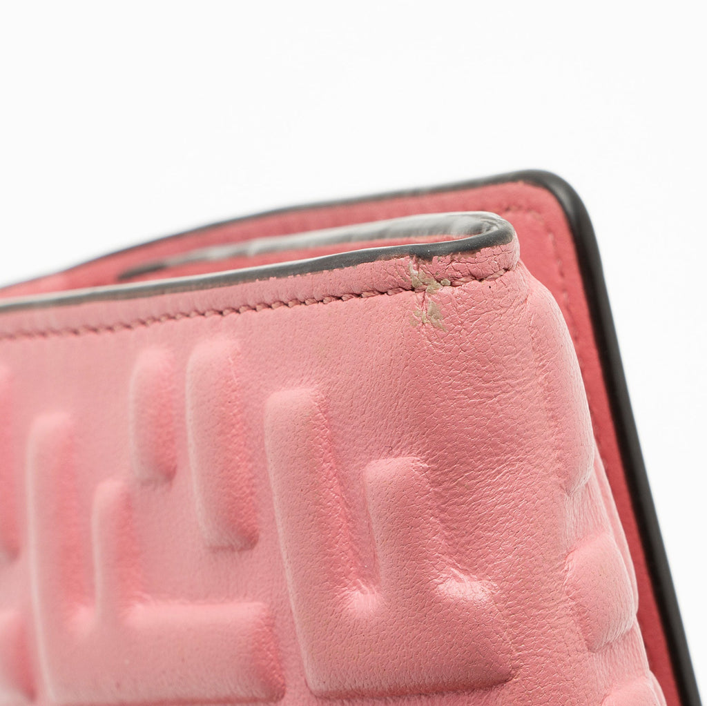 Fendi FF Embossed Calfskin Continental Wallet (SHF-NFEUfq)