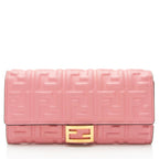 Fendi FF Embossed Calfskin Continental Wallet (SHF-NFEUfq)