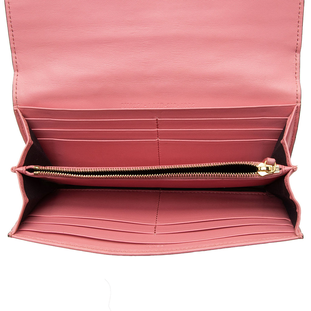Fendi FF Embossed Calfskin Continental Wallet (SHF-NFEUfq)