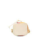 Fendi FF Embossed Striped Mini Mon Tresor Bucket Bag (SHG-JrQugA)