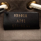 Fendi FF Embossed Striped Mini Mon Tresor Bucket Bag (SHG-JrQugA)