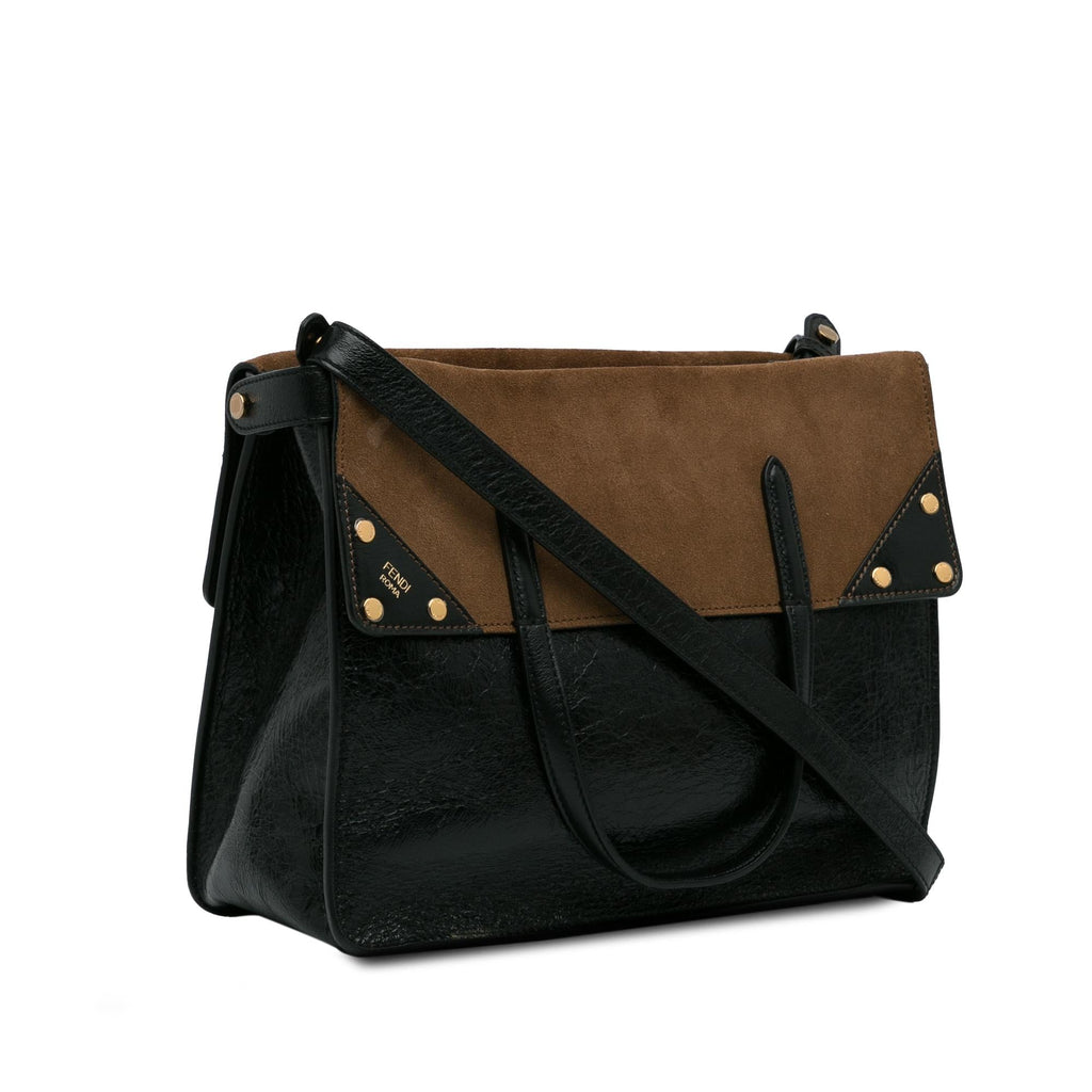 Fendi FF Flip Satchel (SHG-HyLxzT)