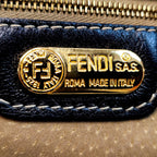 Fendi FF Leather Tote (SHG-37490)