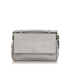 Fendi FF Lock Leather Satchel (SHG-26242)