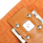 Fendi FF Lock Zucchino Shoulder Bag (SHG-TGp0Gh)