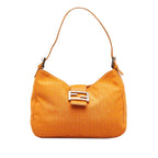 Fendi FF Lock Zucchino Shoulder Bag (SHG-TGp0Gh)