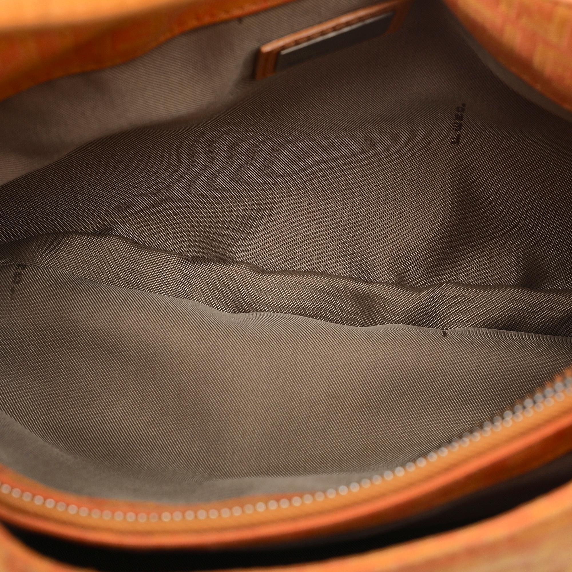Fendi FF Lock Zucchino Shoulder Bag (SHG-TGp0Gh)