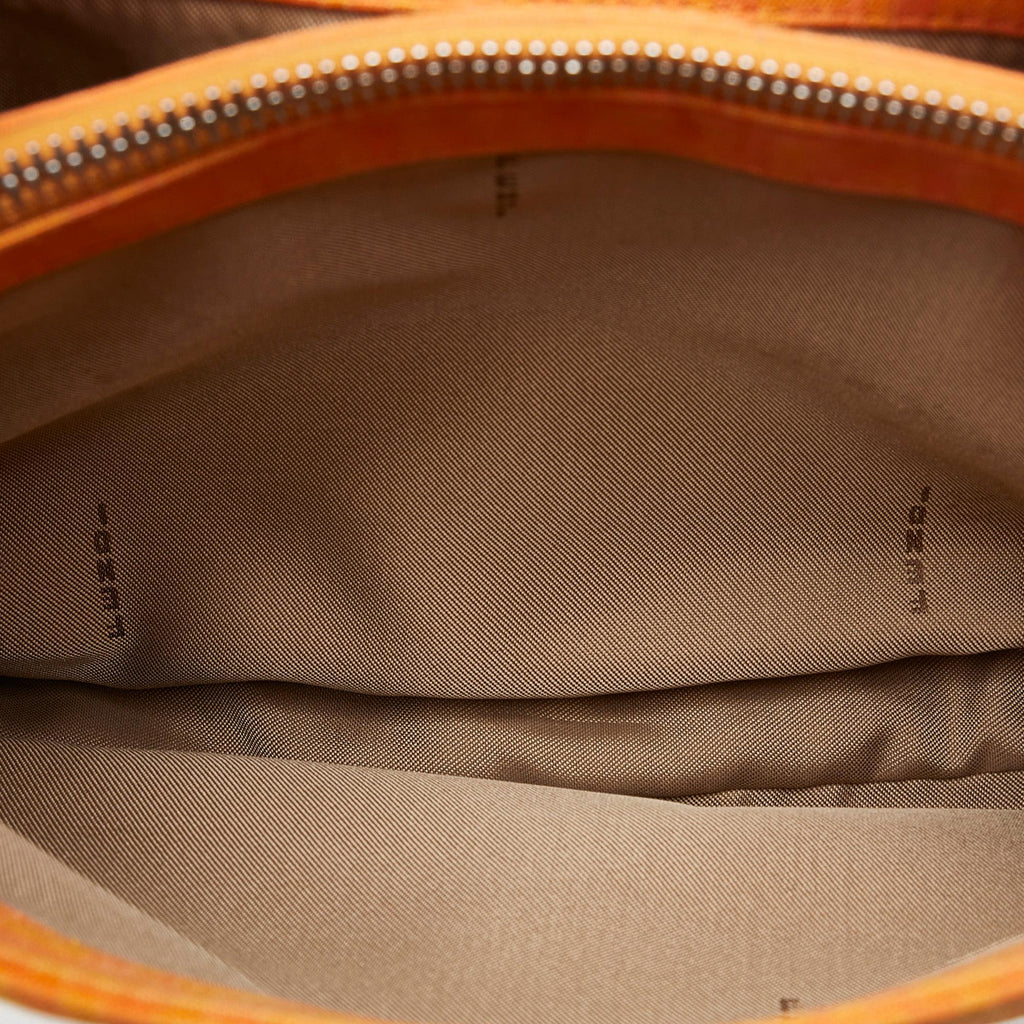 Fendi FF Lock Zucchino Shoulder Bag (SHG-3Xnkeo)