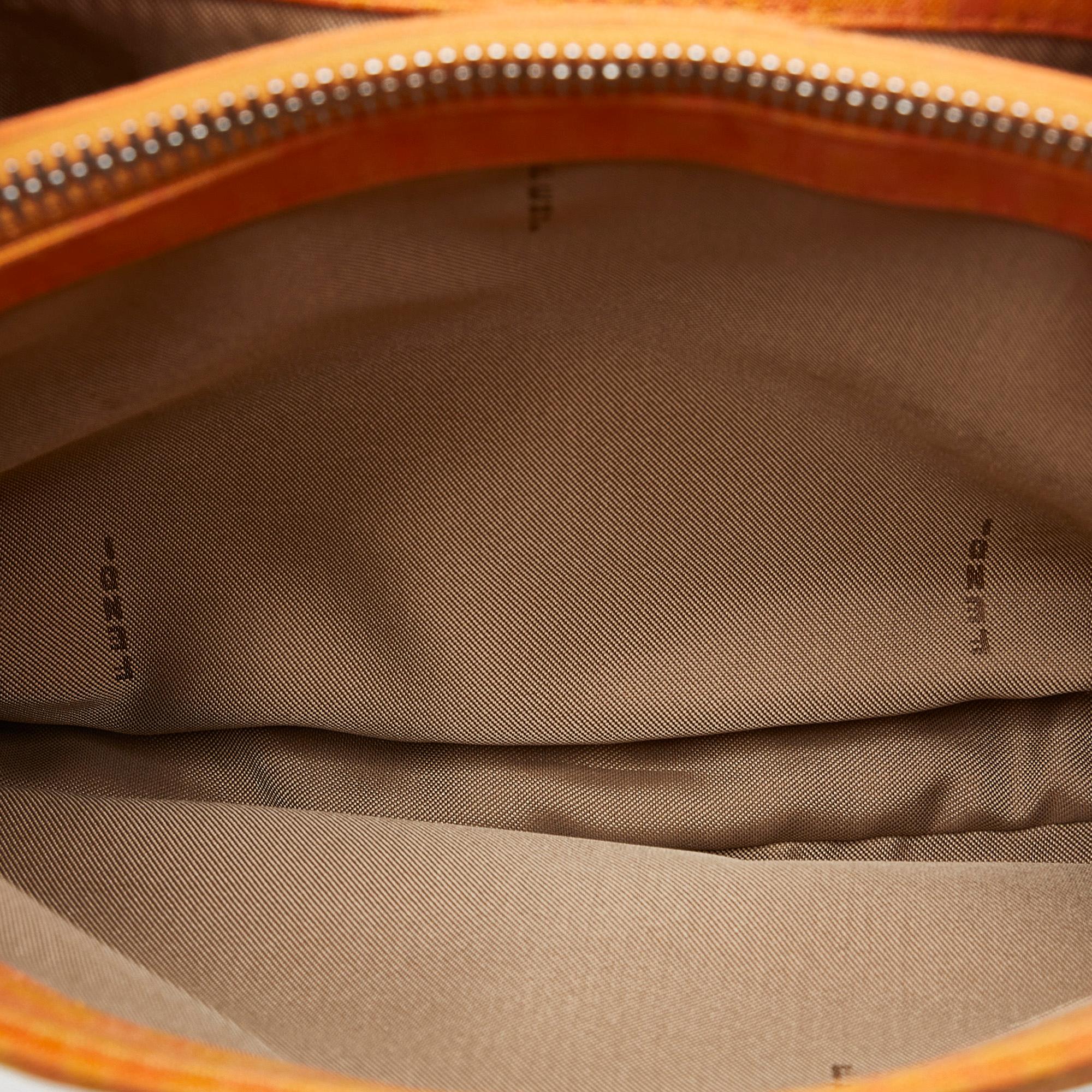 Fendi FF Lock Zucchino Shoulder Bag (SHG-3Xnkeo)