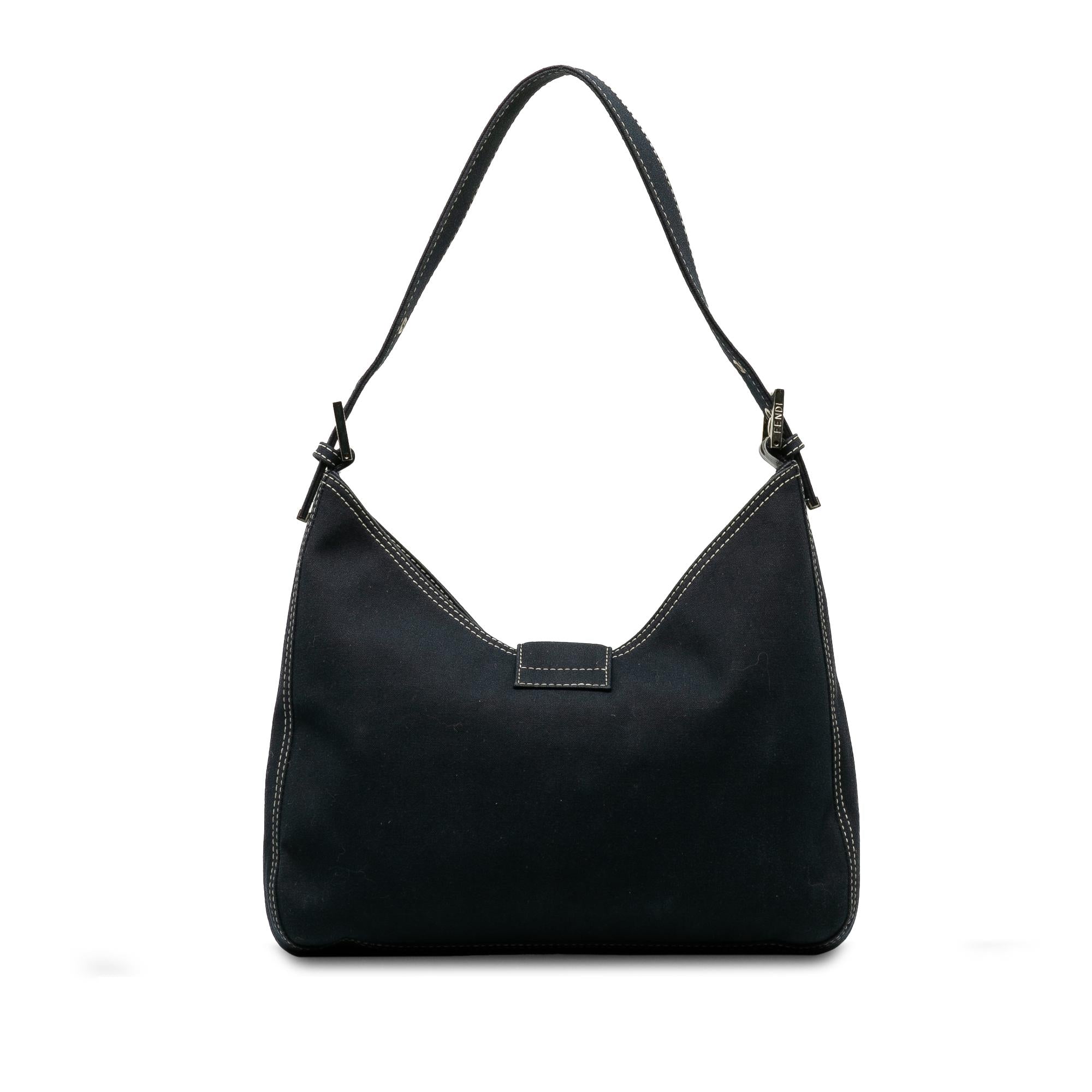 Fendi FF Marble Logo Shoulder Bag (SHG-tLjBT6)