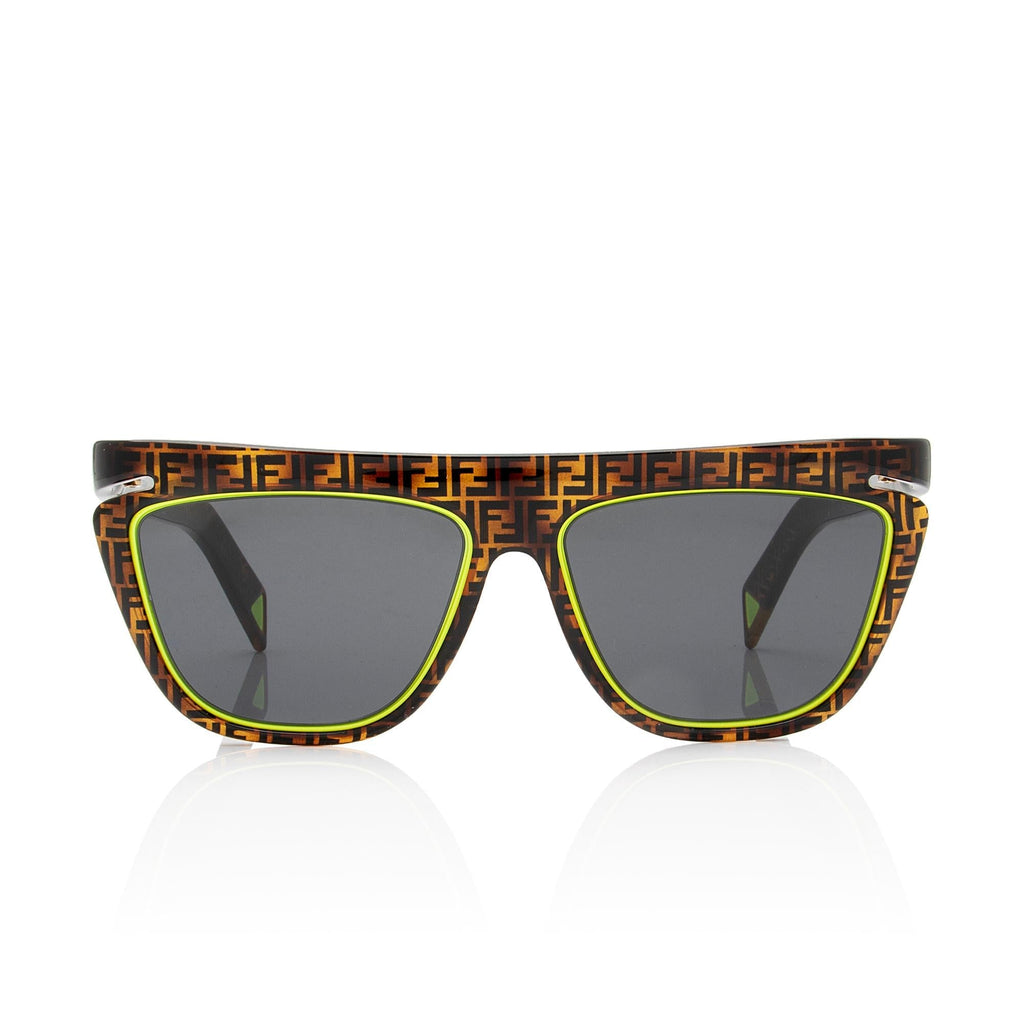 Fendi FF Neon Square Sunglasses (SHF-WzBR7v)