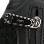 Fendi FF Neoprene Vitello Grace Perforated Pocket Belt Bag (SHG-LkWlOh)