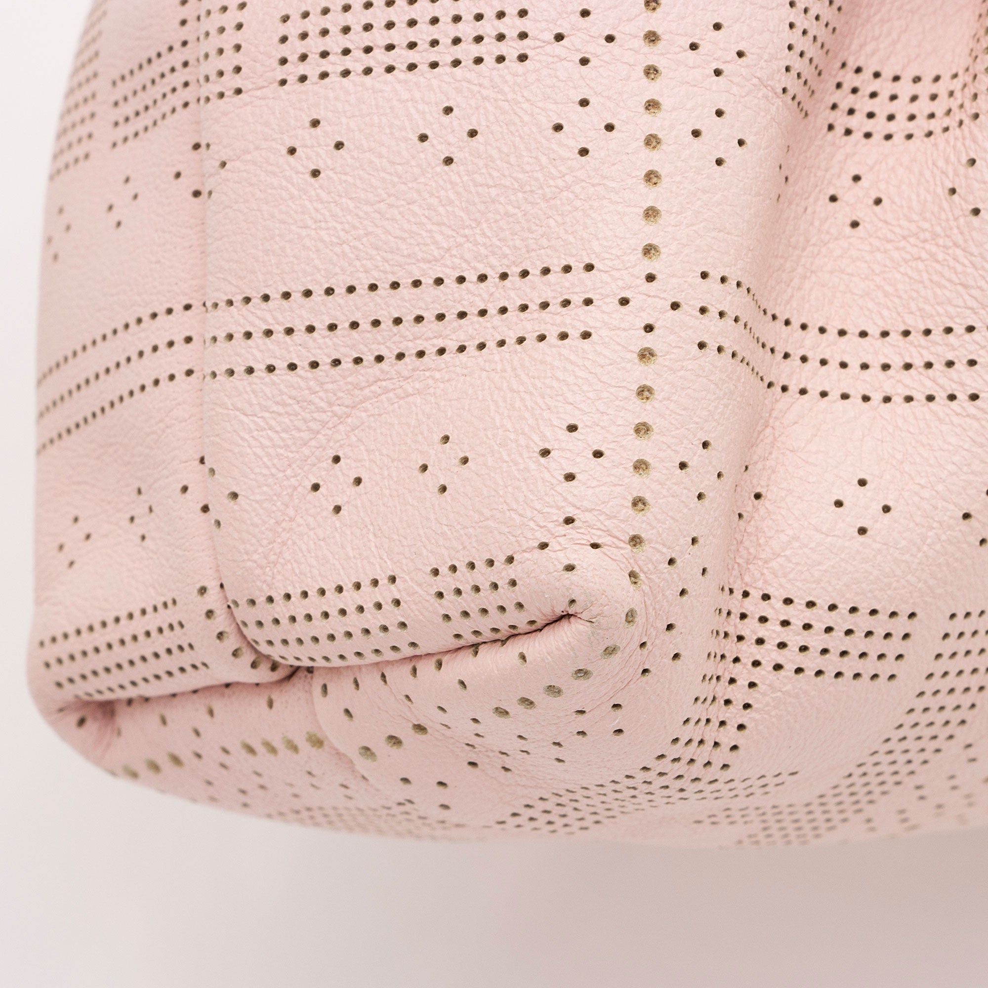 Fendi FF Perforated Leather Chef Mini Flap Bag (SHF-OTJSCU)