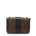 Fendi FF Spalmati 1974 Double F Mini Shoulder Bag (SHF-dtq1XP)