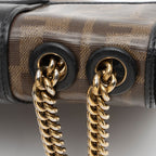 Fendi FF Spalmati 1974 Double F Mini Shoulder Bag (SHF-dtq1XP)
