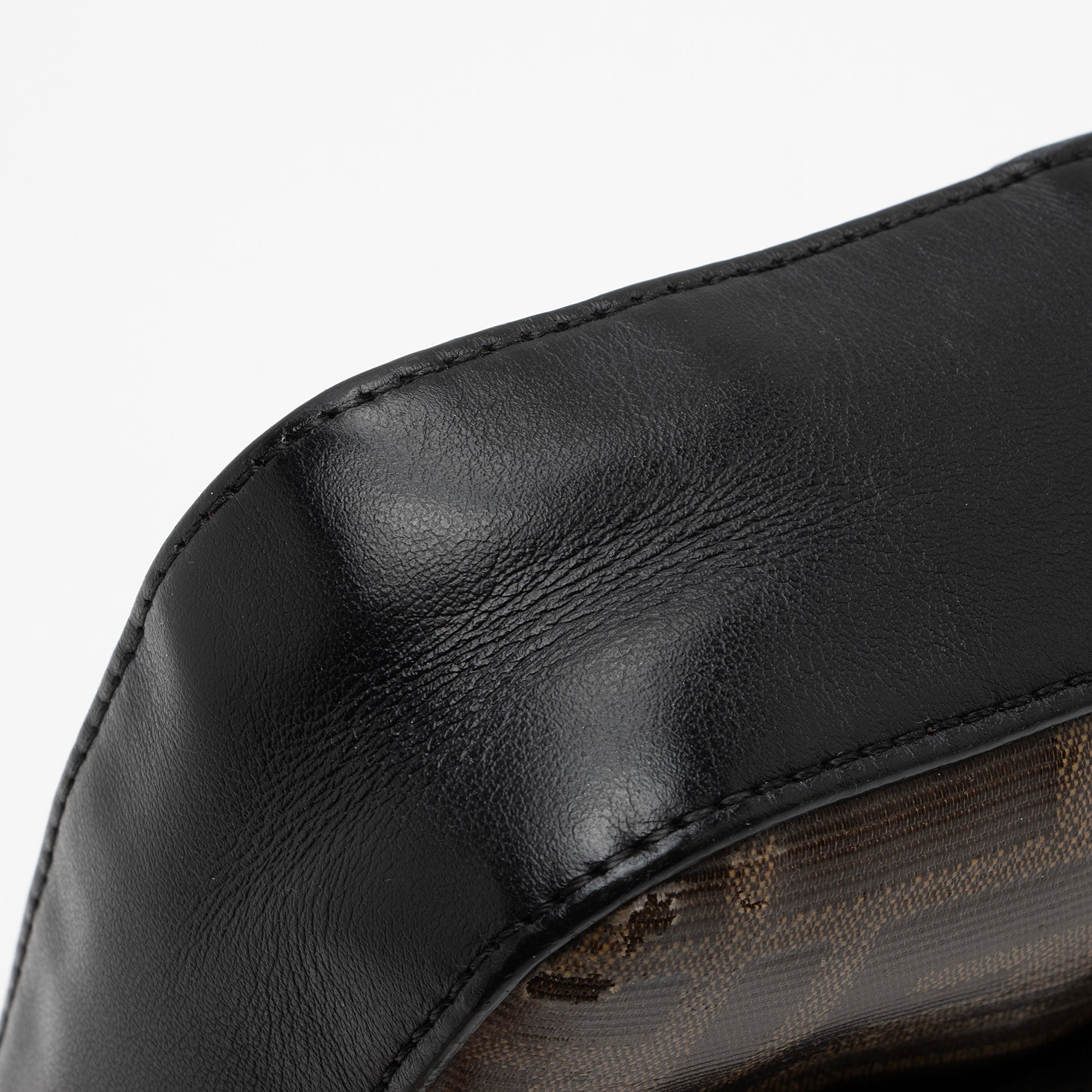 Fendi FF Spalmati 1974 Double F Mini Shoulder Bag (SHF-dtq1XP)