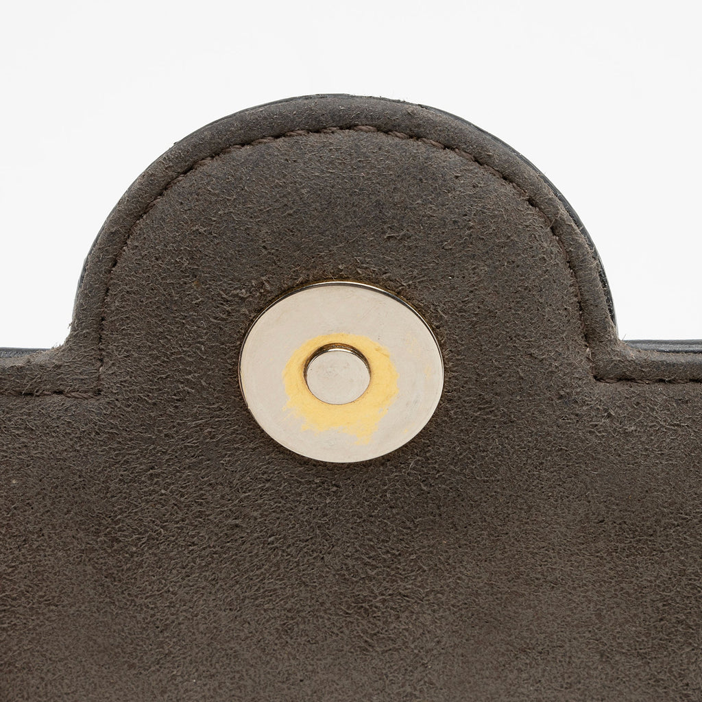 Fendi FF Spalmati 1974 Double F Mini Shoulder Bag (SHF-dtq1XP)