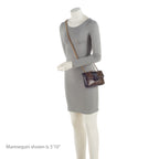 Fendi FF Spalmati 1974 Double F Mini Shoulder Bag (SHF-dtq1XP)