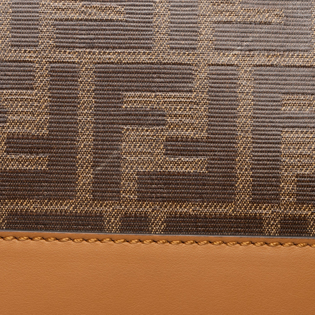Fendi FF Spalmati Vetrificato Shopper Tote (SHF-23631)