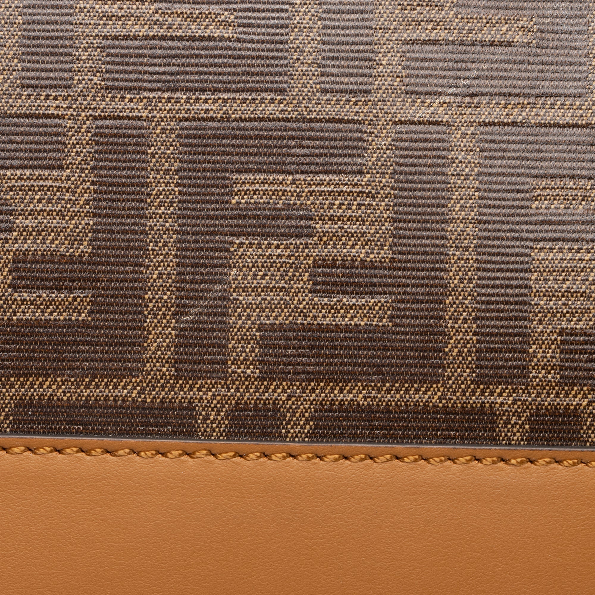 Fendi FF Spalmati Vetrificato Shopper Tote (SHF-23631)