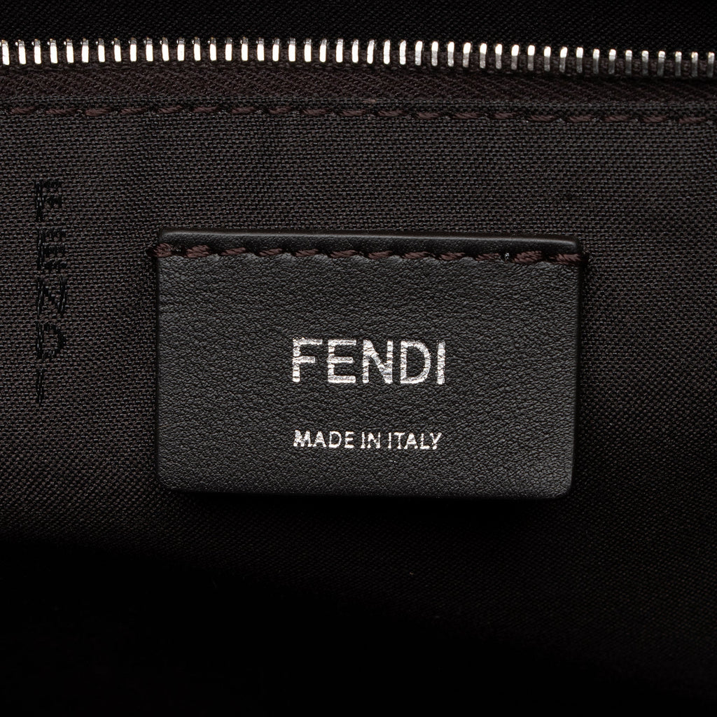 Fendi FF Spalmati Vetrificato Shopper Tote (SHF-23631)
