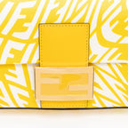 Fendi x Sara Coleman Leather FF Vertigo 1997 Baguette Mini Shoulder Bag (SHF-jmBS2I)