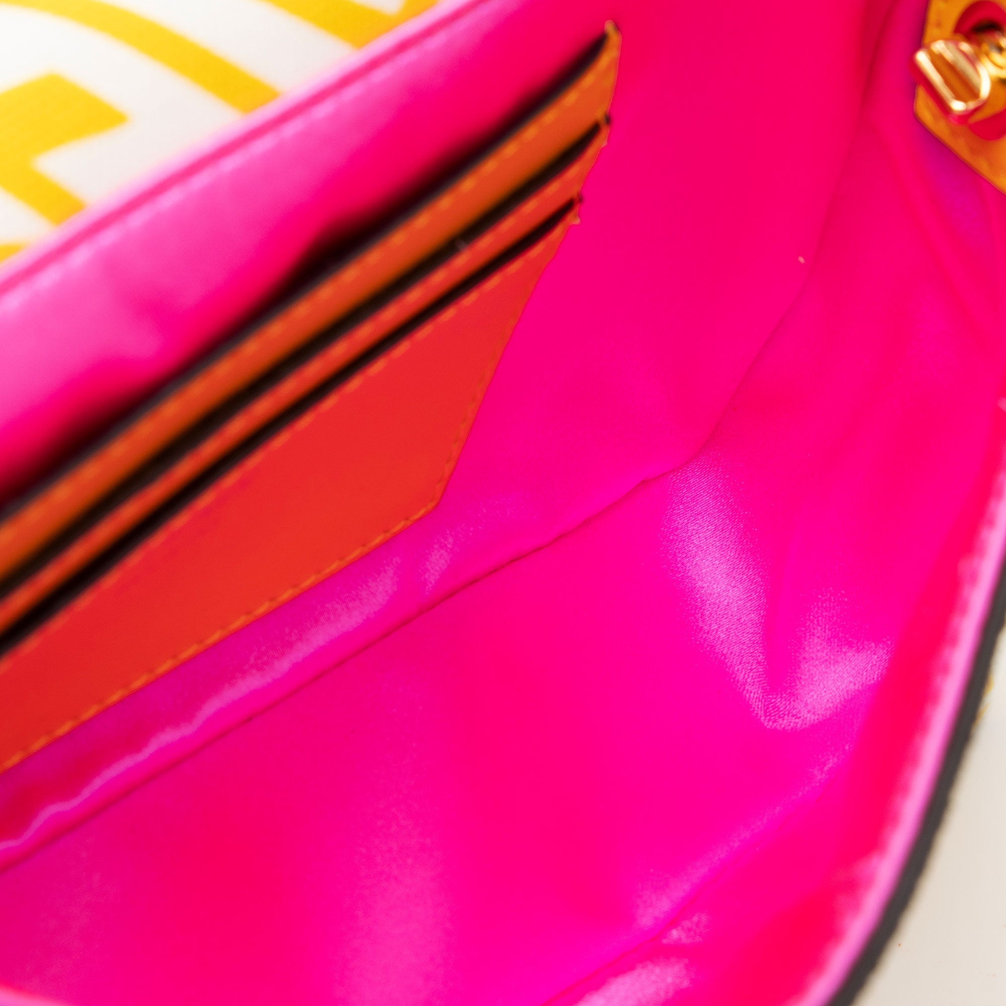 Fendi x Sara Coleman Leather FF Vertigo 1997 Baguette Mini Shoulder Bag (SHF-jmBS2I)
