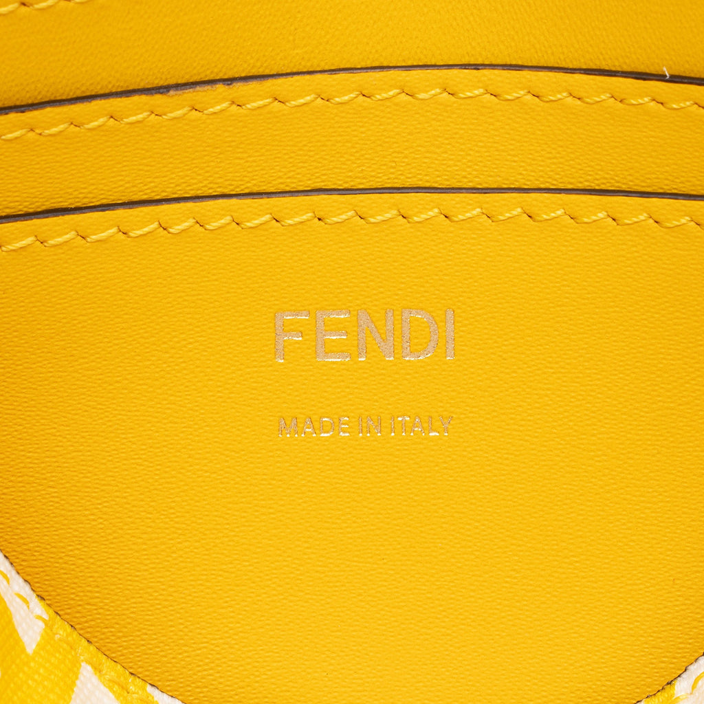 Fendi x Sara Coleman Leather FF Vertigo 1997 Baguette Mini Shoulder Bag (SHF-jmBS2I)
