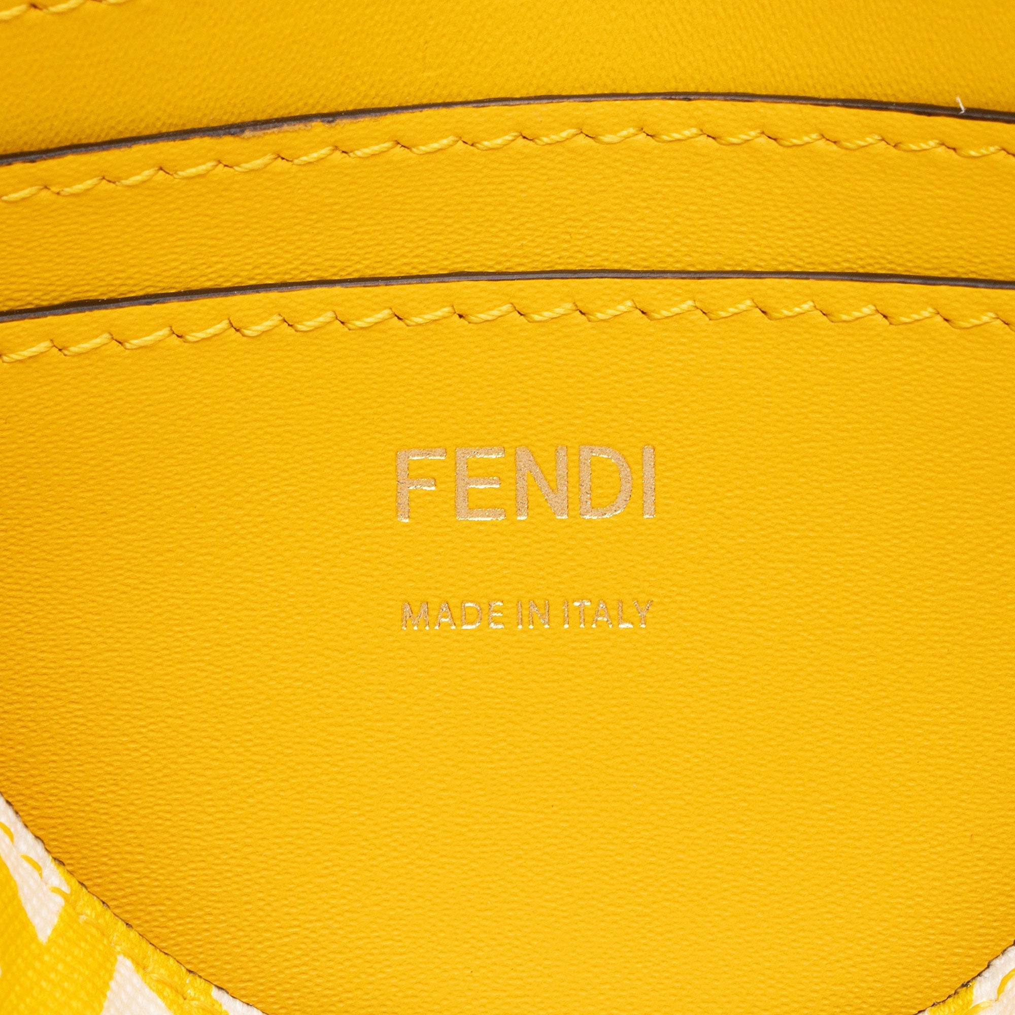 Fendi x Sara Coleman Leather FF Vertigo 1997 Baguette Mini Shoulder Bag (SHF-jmBS2I)