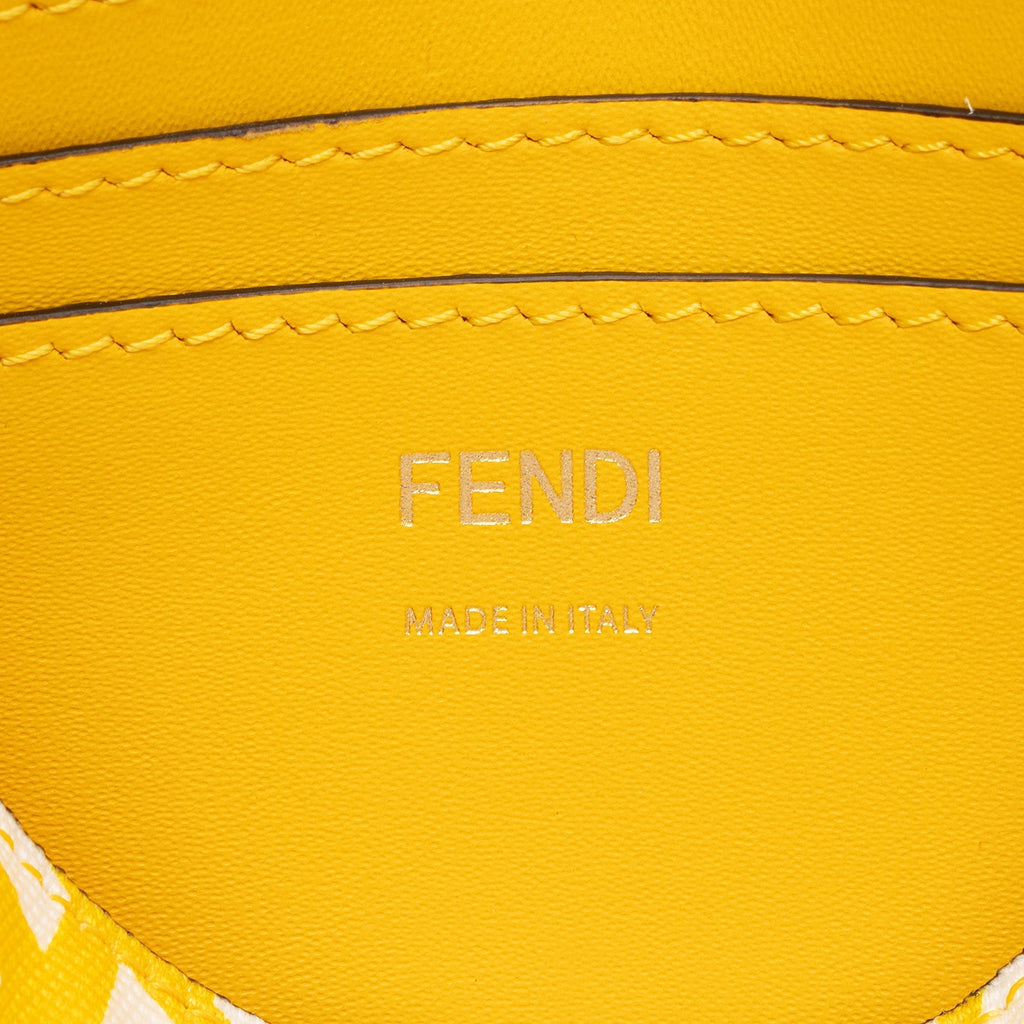 Fendi x Sara Coleman Leather FF Vertigo 1997 Baguette Mini Shoulder Bag (SHF-jmBS2I)
