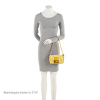 Fendi x Sara Coleman Leather FF Vertigo 1997 Baguette Mini Shoulder Bag (SHF-jmBS2I)