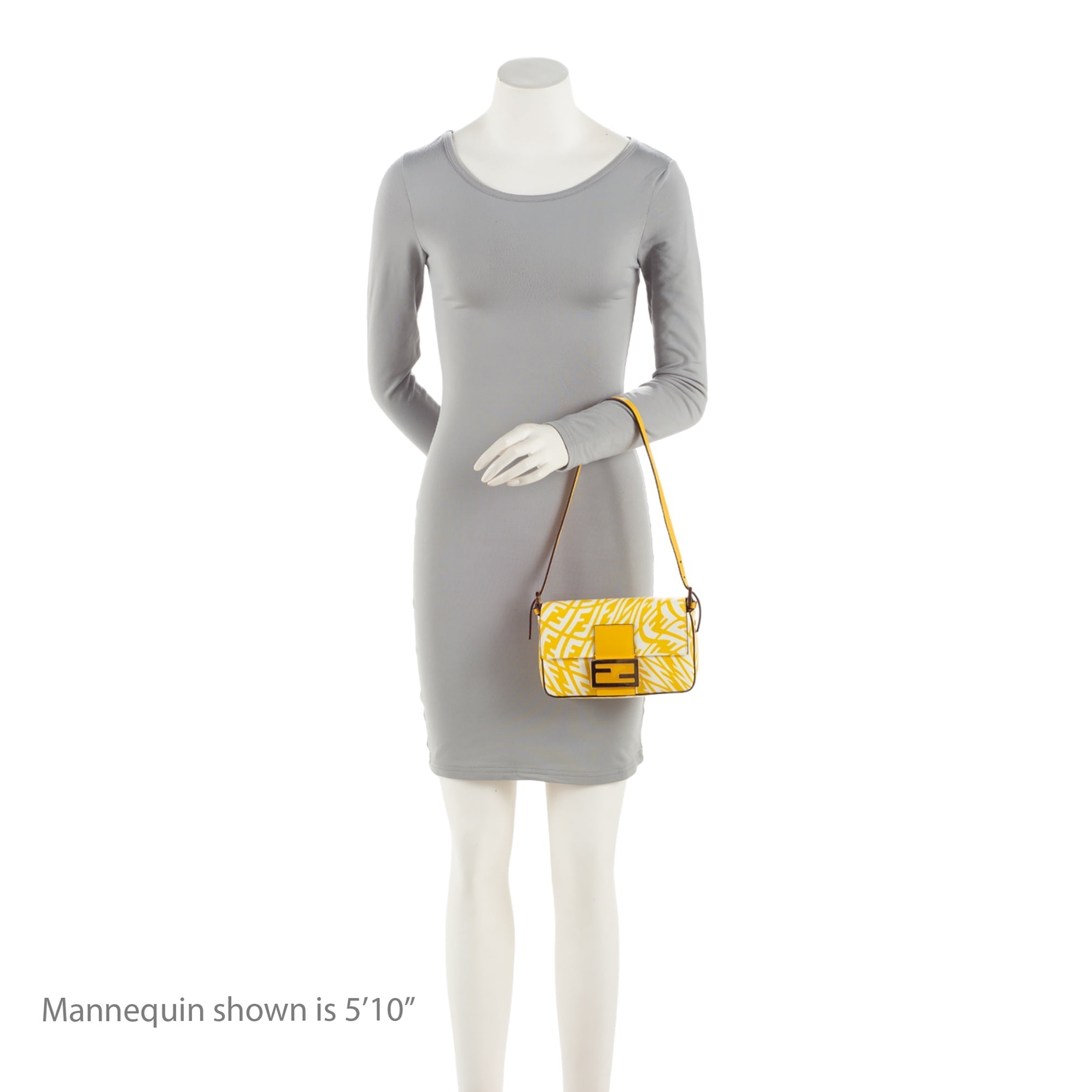 Fendi x Sara Coleman Leather FF Vertigo 1997 Baguette Mini Shoulder Bag (SHF-jmBS2I)