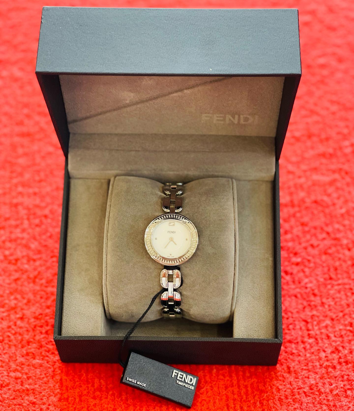 FENDI My Way 36 MM White Dial Ladies Watch