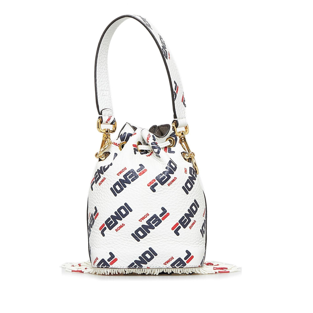 Fendi Fendi X Fila Mania Mini Mon Tresor Bucket Bag