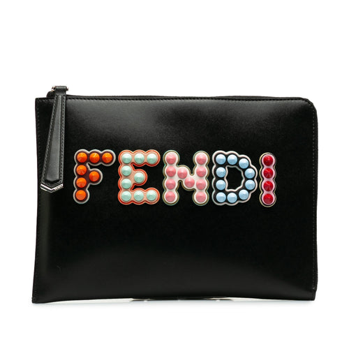 Fendi Fun Fair Studded Clutch (SHG-isvUj2)