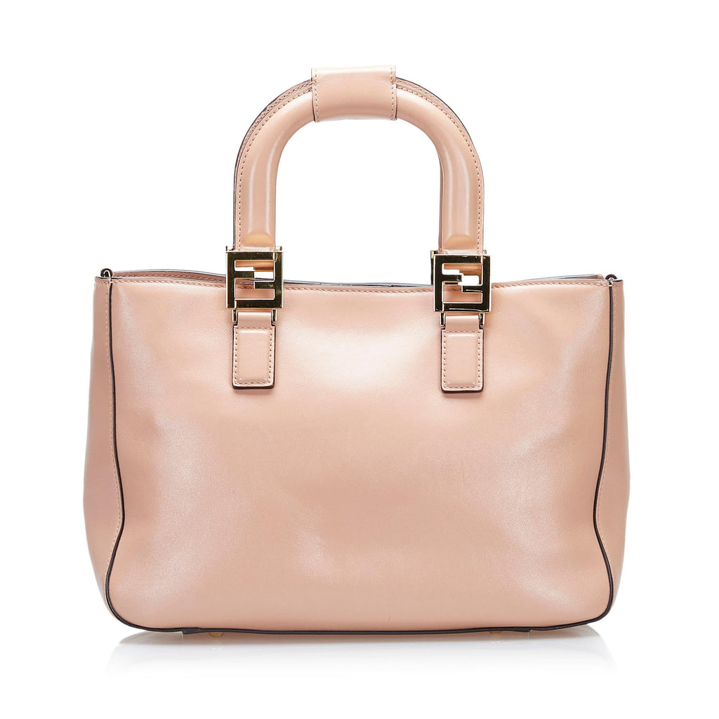Fendi Gloria Leather Satchel (SHG-4HlvPV)