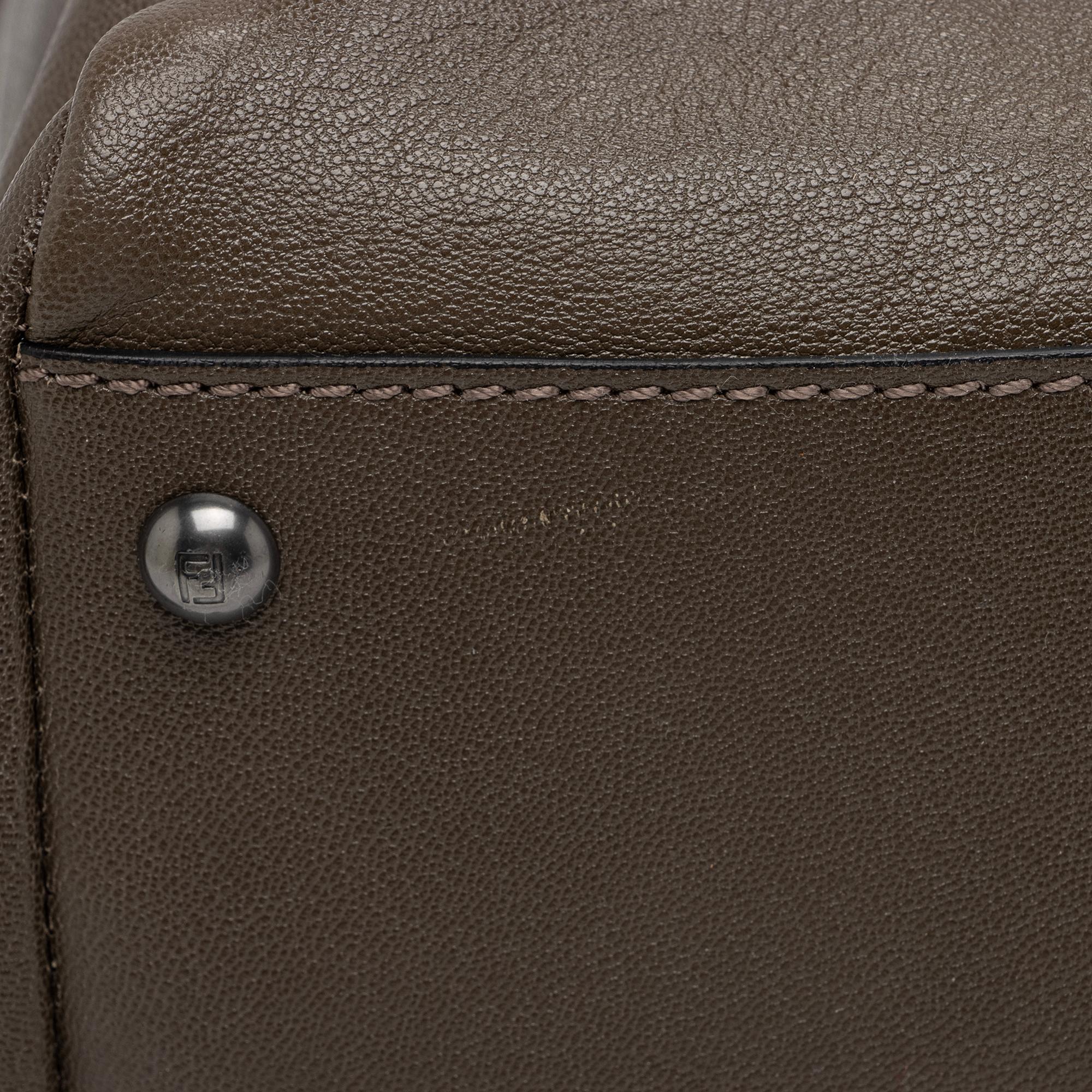 Fendi Goatskin Peekaboo Large Satchel - FINAL SALE (SHF-EF9skv)