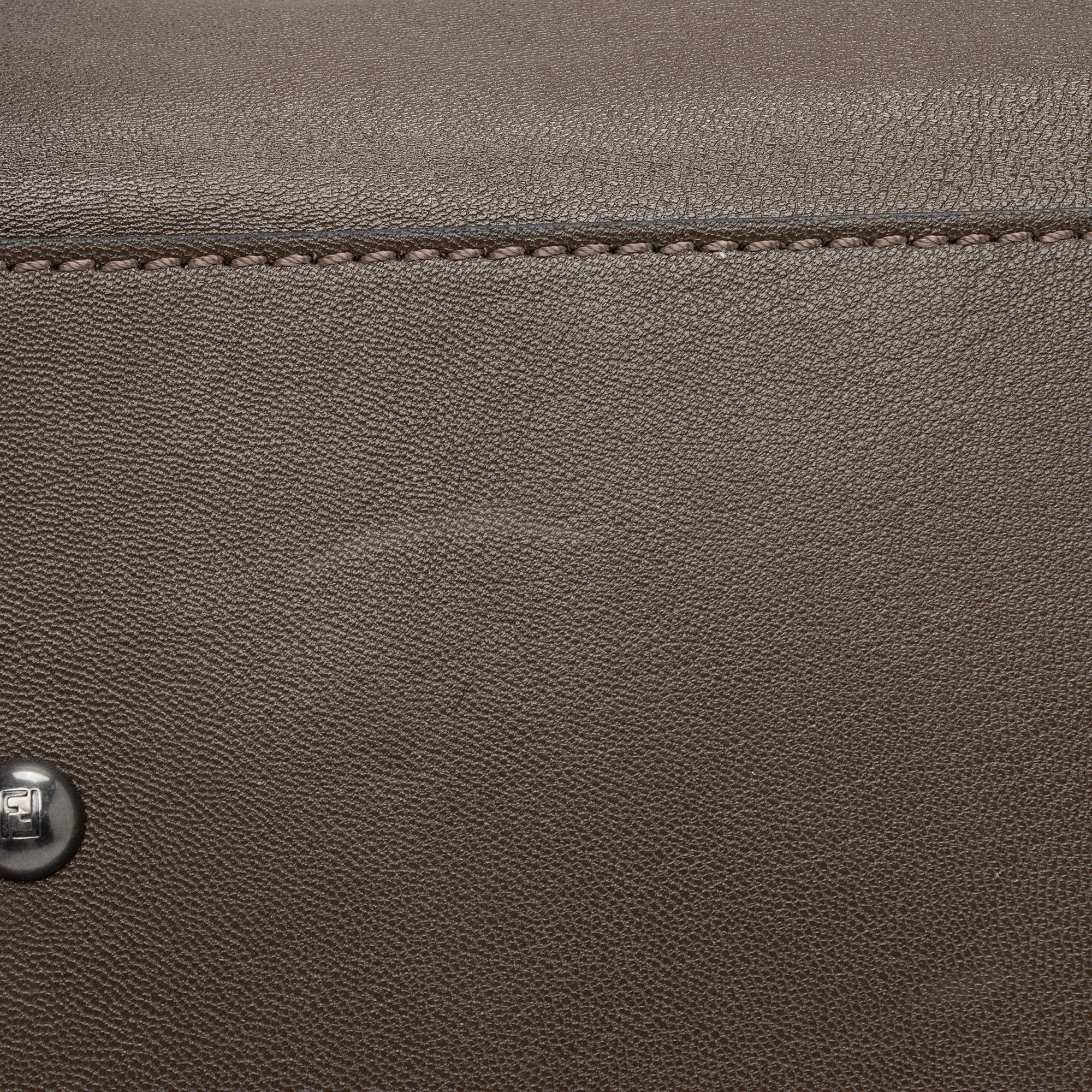Fendi Goatskin Peekaboo Large Satchel - FINAL SALE (SHF-EF9skv)