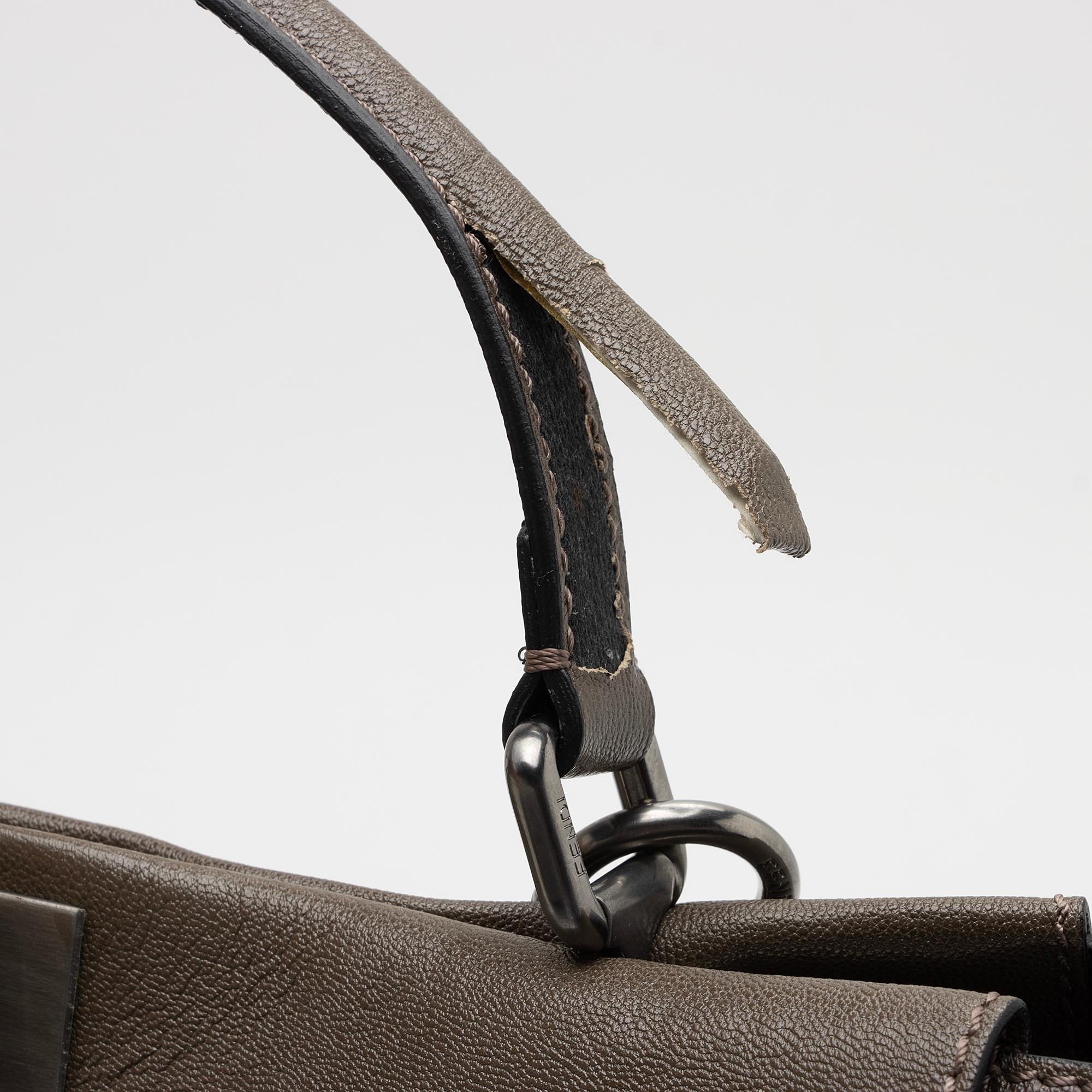 Fendi Goatskin Peekaboo Large Satchel - FINAL SALE (SHF-EF9skv)