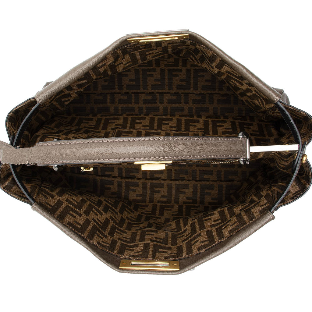 Fendi Goatskin Peekaboo Large Satchel - FINAL SALE (SHF-EF9skv)