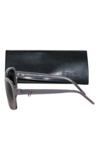 Fendi - Grey Oversized Square Sunglasses w/ Ombre Lenses