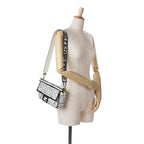 Fendi Joshua Vides California Sky Medium Embossed Baguette Satchel (SHG-RIAO8l)