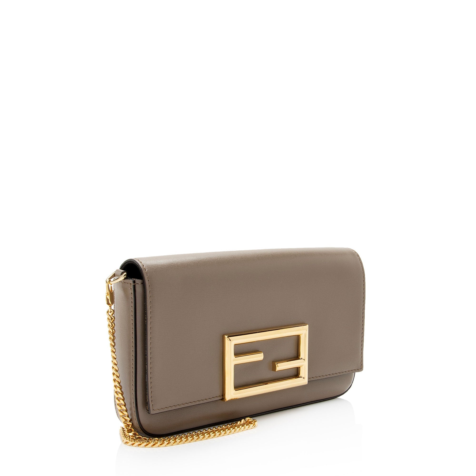Fendi Lambskin Baguette Wallet on Chain (SHF-Jcp7JZ)