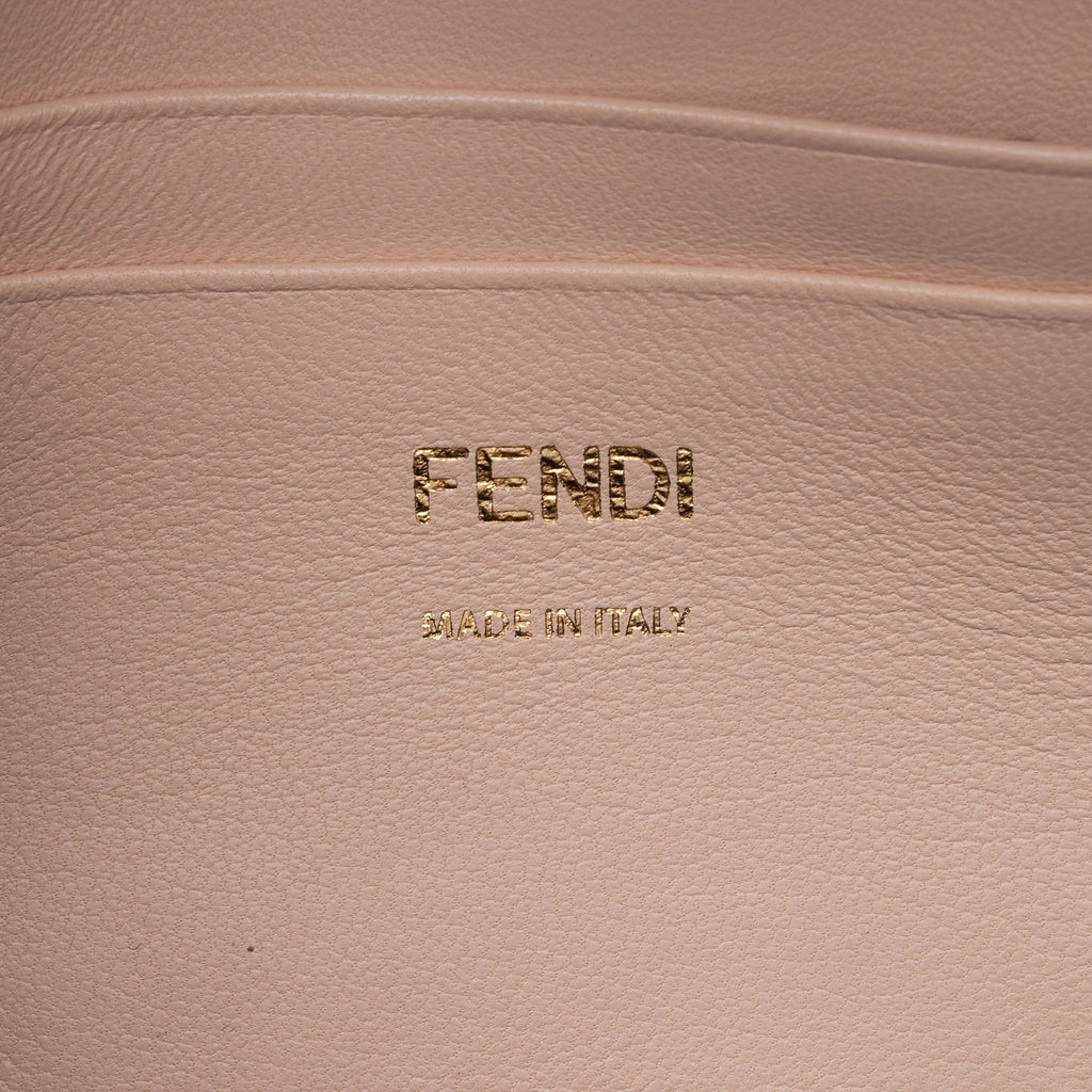 Fendi Lambskin Bi Color Baguette Mini Chain Bag (SHF-23605)