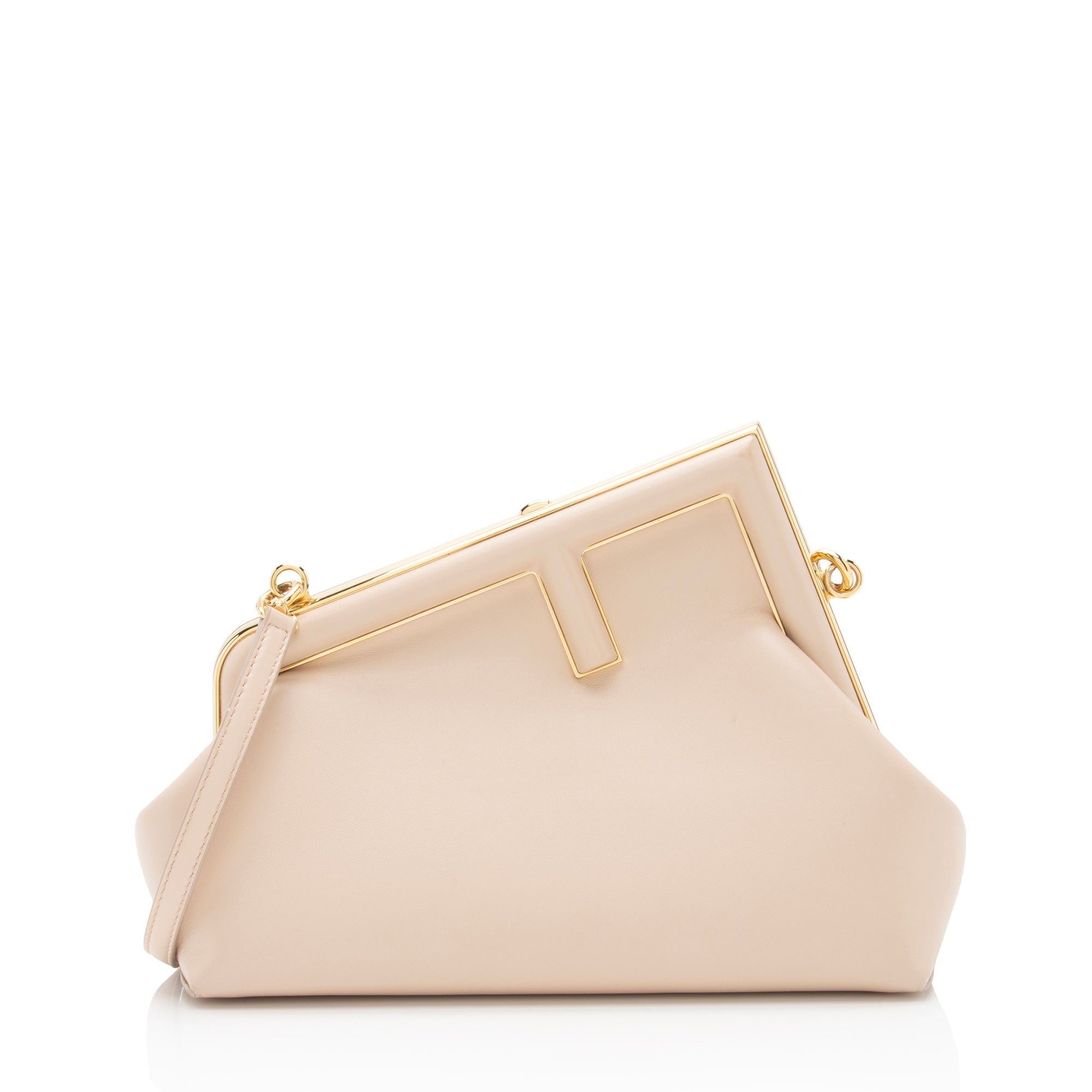 Fendi Lambskin Fendi First Small Shoulder Bag (SHF-bcP1k7)