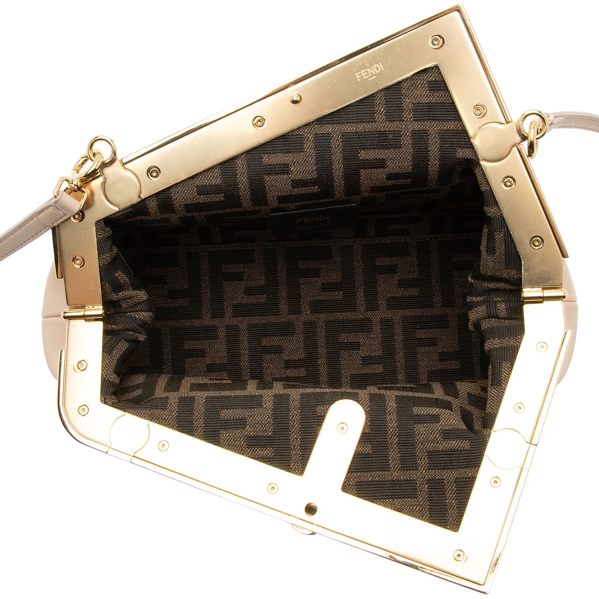 Fendi Lambskin Fendi First Small Shoulder Bag (SHF-bcP1k7)