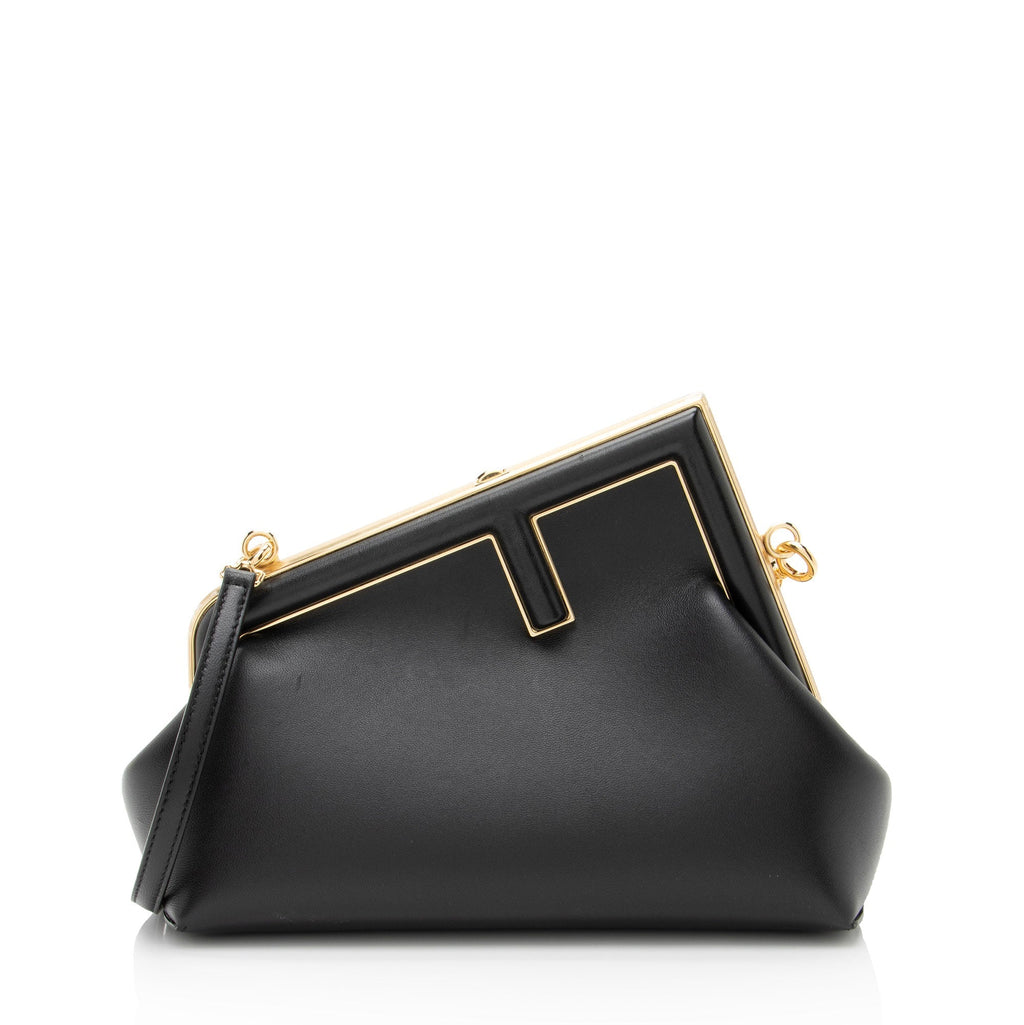 Fendi Lambskin Fendi First Small Shoulder Bag