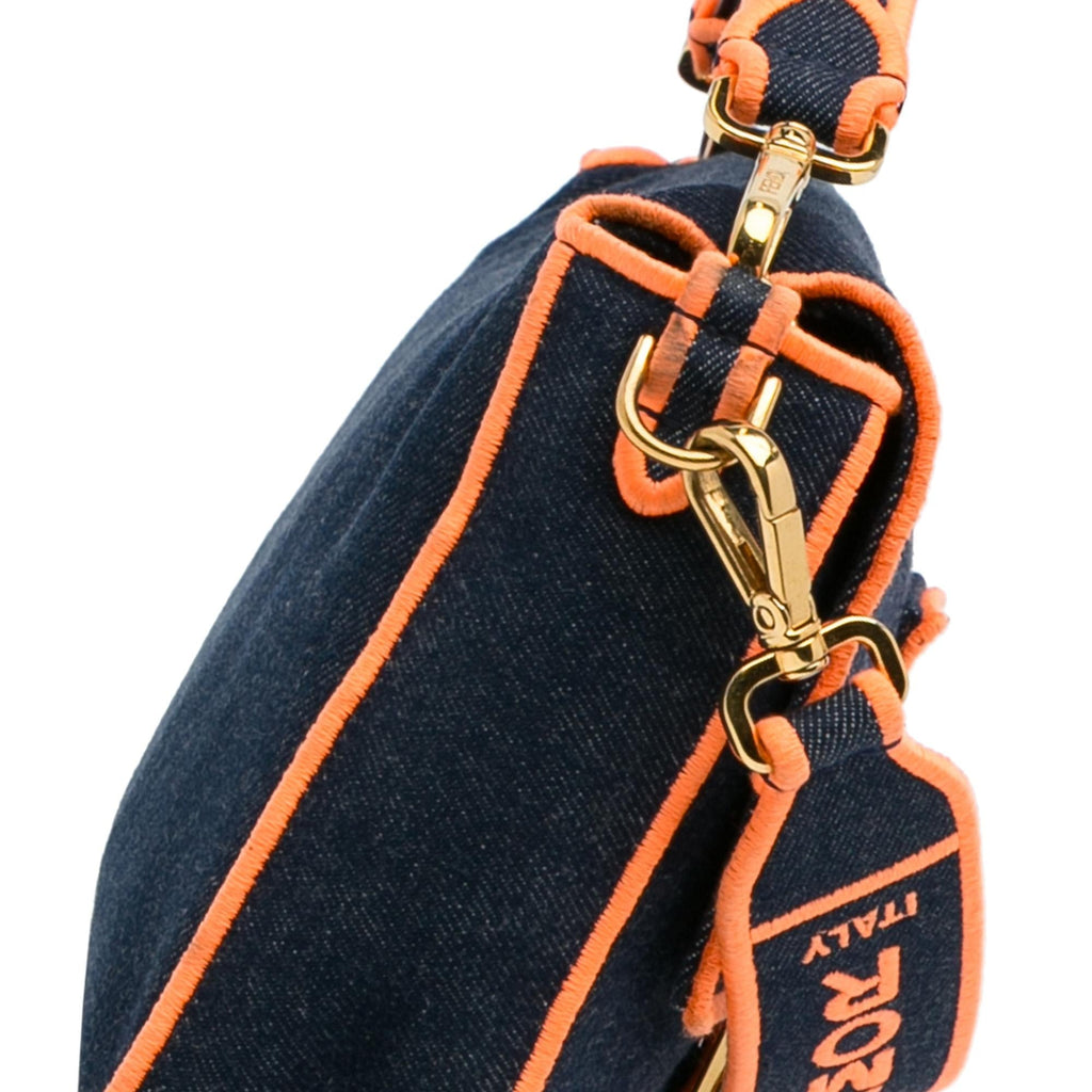 Fendi Large Denim Baguette Bag (SHG-zrIjdA)