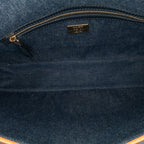 Fendi Large Denim Baguette Satchel (SHG-Fm5Rer)